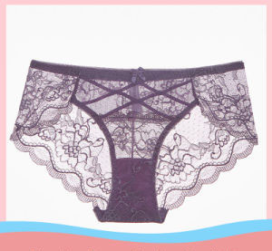 Woman Comfortable Ladies Polyester Panties Sexy Panties Plus Size Lace Panties